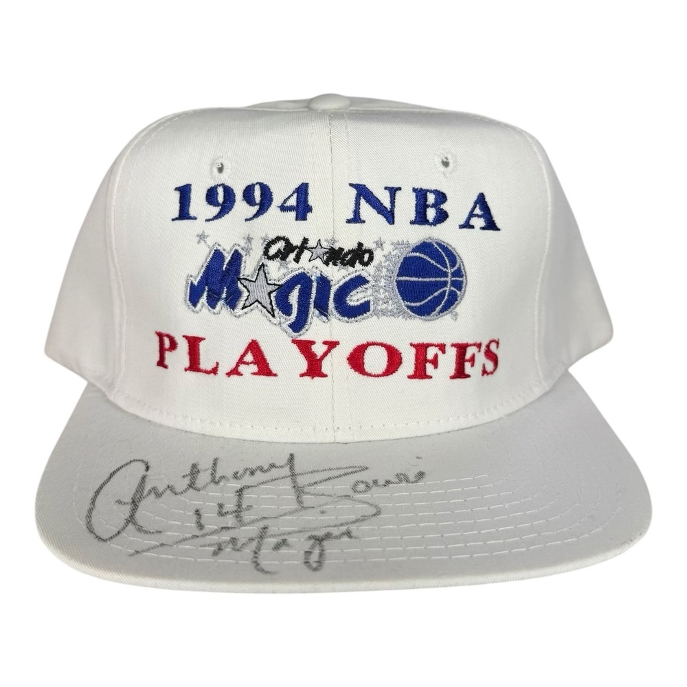 Vintage 1994 Orlando Magic NBA Playoffs Starter Anthony Bowie #14 Signed